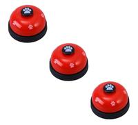 BESPORTBLE 3pcs Pet Training Bells for Dogs and Puppies Footprint Pattern Communication Device Loud and Sound for Potty Training Design