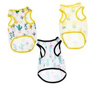 BESPORTBLE 3pcs Pet Vest Pet Freeze Cool Mat Sleeveless Shirt Raincoat Shirt Cooling Mat Dog Crate Silk s Supplies Dog Cooling Waistcoat Summer s Collar Polyester