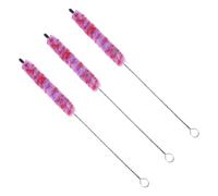 BESPORTBLE 3pcs Piccolo Cleaning Brush Set with Rods for Musical Instrument Internal Cleaning, Sturdy Piccolo Swabs for Flute and Saxophone Care, Suitable for Musicians