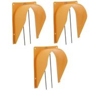 BESPORTBLE 3pcs Pigeon House Accessory Bird Cage Door Rounded Corner Bird Spikes for Pigeons Easy Entry