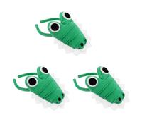 BESPORTBLE 3PCS Plush Alligator Animal Headbands Vibrant Festival Headdress with Colors Cute Kawaii Style Hair Hoop for Halloween Cosplay School Drama and Party Dress-up