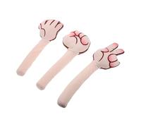 BESPORTBLE 3pcs Plush Rock Paper Scissor Gesture Lightweight Portable Entertainment Game Props for Family Party Classroom Prize Christmas Halloween Goodie Bag Filler