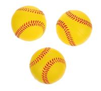 BESPORTBLE 3pcs Pu Sponge Practice Baseballs Safe Training Softballs for Boys Boys and Girls Games Age