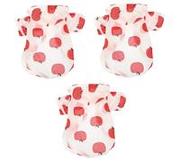 BESPORTBLE 3pcs Puppy Sunscreen Hoodie for Dogs Sunproof Clothes Decorative Printing for Outdoor Activities and Travel for Pets Like Cats and Dogs