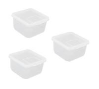 BESPORTBLE 3pcs Reptile Breeding Box Mini Feeding Container for Spiders Snails and Beetles Lightweight and Transparent Design Anti-escape Features for Easy Observation and Care