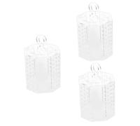 BESPORTBLE 3pcs Reptile Cage Cricket Cage Tarantula Container Cage Small Cage Small Gecko Habitat Mini Critter Hanging Keeper Portable Grasshoppers Cage Storage Cage Acrylic Transparent