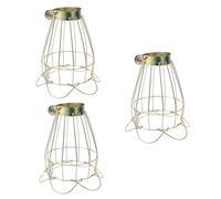 BESPORTBLE 3pcs Reptile Heat Lamp Cover Anti-scalding Mesh Shade for Infrared Lights Chic Design Enhances Aesthetics While Protecting Your Pets from Burns