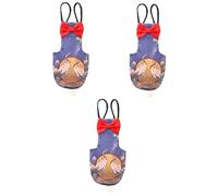 BESPORTBLE 3pcs Reusable Bird Diaper for Parrots Lightweight Flying Suit for Birds Easy to Change and Travel-friendly Pet Clothing