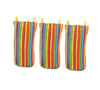 BESPORTBLE 3Pcs Sack Race Bags Medium Rainbow Color Jumping Bags for Outdoor Backyard Games Interactive Party Fun Teamwork Exercise