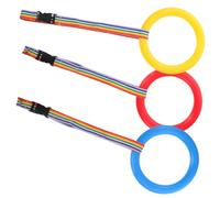 BESPORTBLE 3Pcs Safety Walking Rope with Handles Bright Color Anti-Lost Outdoor Tether for Preschool Independence and Organized Group Walks