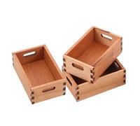 BESPORTBLE 3pcs Scale Dollhouse Furniture Mini Storage Baskets for Dollhouse Scenery Craft Ornaments Mini House Miniatures Vegetable Basket