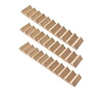 BESPORTBLE 3pcs Scale Staircase Model Unpainted Armless Steps for DIY Dollhouse Furniture Fairy Garden Decoration Creative Craft