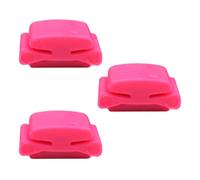 BESPORTBLE 3pcs Self-adhesive Guitar Pick Clips Rubber Plectrum Storage Organizer for Electric Acoustic Bass Ukulele Portable Compact Holder for Travel Concert Music