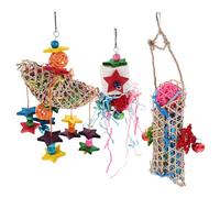 BESPORTBLE 3pcs Shredding for Parrots Engaging Bird Chewing and Plaything Promotes Physical and Emotional Health Pet Supplies for