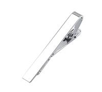 BESPORTBLE 3pcs Simple Metal Necktie Clips for Men Women Tie Pin Clamp Bar Prevents Swinging for Neat Appearance for Weddings Formal Events