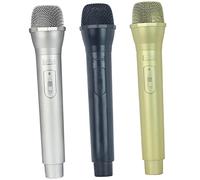 BESPORTBLE 3Pcs Simulation Microphone Vivid Pretend Play Props for Parties Realistic Microphone Models for Boys for Stage Performances Birthday Celebrations