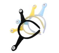 BESPORTBLE 3pcs Snail Plush Hairband Cute Kawaii Headbands for Women Versatile Hair Accessories for Halloween Christmas and Parties Secure Fit for Everyday Use Events