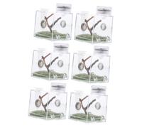 BESPORTBLE 3pcs Spider Habitat Box Lamp Enclosure for Jumping Spiders and Insects Moisture Resistant Great Airflow