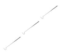 BESPORTBLE 3pcs Stainless Steel Retractable Snake Hook Tool for Safe Handling of Reptiles Telescoping Design for Snakes and Reptile Supplies