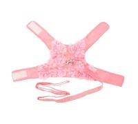 BESPORTBLE 3pcs Stereo Flower Traction for Dogs Breathable Pet Chest Strap Design Spring Floral Style