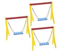 BESPORTBLE 3pcs Swing Toy for Small Pets Hamster Mouse Rat and Bird Play Stand and Safe Activity Playground for Your for Adventuring and Exploring