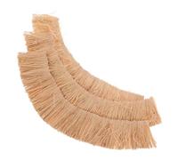BESPORTBLE 3pcs Synthetic Thatch Roof Material 5x20cm for Architectural Model, Dollhouse Roof Thatching, Miniature Landscaping DIY Scenery and Diorama Roofing Grass