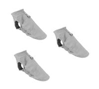 BESPORTBLE 3pcs Thick Dog Vest Winter Warm Cotton Padded Coat Dog Coat Harness for Small Large Breathable Clothes Grey