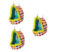 BESPORTBLE 3pcs Thicken Plush Nest Parrot Hammock Cozy Indoor Bird Sleep Pad for Parrots