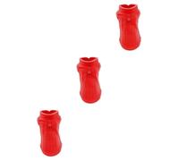 BESPORTBLE 3pcs Thickened Dog Vest Coat for Small and Large Dogs Breathable and Comfortable Padded Jacket Red for Cold Weather and Outdoor Activities
