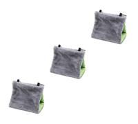BESPORTBLE 3pcs Triangle Thickened Warm Bird Nest for Parrots Minimalist Hammock Style Outdoor Nest for Budgies and Cockatiels Cozy Playhouse for Birds to Sleep and Rest
