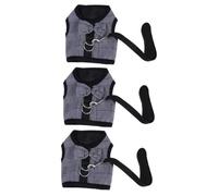 BESPORTBLE 3pcs Vest Style Harness for Small Pet Rabbit Harness Breathable Mesh Chest Strap