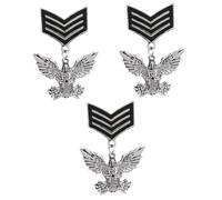 BESPORTBLE 3pcs Vintage Eagle Brooch Pin for Men Unique Antique Jewelry Lapel Badge Elegant Accessory for Weddings Anniversaries Fashionable Design for Friends Loved Ones
