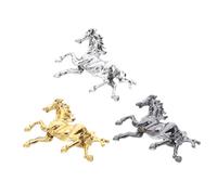 BESPORTBLE 3pcs Vintage Zodiac Horse Brooch Enamel Lapel Pins with Secure Backing Symbolic Strength and Success Accessories for Men and Women Decorative Dress Pins for Events and Everyday