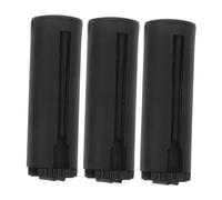 BESPORTBLE 3pcs Wall Mount Retractable Belt Barrier Clip with Cylindrical Handle for Crowd Control, Made of Sturdy Abs Material, Featuring Easy Installation and Universal Compatibility