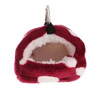 BESPORTBLE 3pcs Warm Dot Pet Bed House for Squirrel Hamster Chinchilla Cozy Fleece Animal Hut for Use Easy to Heat Retaining Design