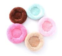 BESPORTBLE 3pcs Warm Hamster Bed Mat for Small Pets Cozy Round Sleep Pad for Hamster Squirrel Mice Random Color Lightweight Easy to Clean