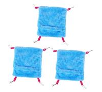 BESPORTBLE 3pcs Warm Pet Sleep Sack Bed for Small Birds Soft Sky- Blanket for Parrots Cozy for Pets Lightweight Nest for Cages and High Places