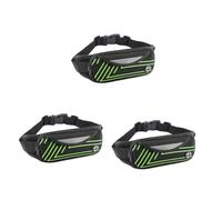 BESPORTBLE 3pcs Waterproof Phone Pouch Waist Pack Bag for Sports Jogging Hiking Green Adjustable Belt Cell Phone Holder