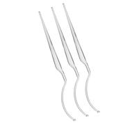 BESPORTBLE 3pcs White Fake Eyelash Display Stick with Adjustable Curve Plastic Eyelash Grafting Auxiliary Tool for Home Use and Professional Salon Better Display Effect