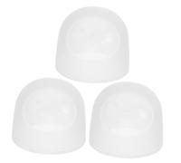 BESPORTBLE 3pcs Wide Mouth Bottle Replacement Caps Covers Plastic Feeding Bottle Lids with Screw Rings for Dirt Protection Lightweight and Accessories
