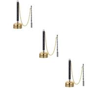 BESPORTBLE 3pcs Wooden Fish Temple Dharma Ritual Utensil Buddhist Accessory for Pray to Buddha Instrument for Meditation and Home Decor