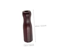 BESPORTBLE 3pcs Wooden Foosball Table Handles Octagon Non-slip Replacement Grips Rod End Caps for Soccer Table Football Game Accessories