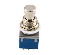 BESPORTBLE 3pdt Guitar Effects Pedal Foot Switch Blue True Bypass Metal Stomp Box for Electric Guitar