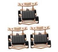 BESPORTBLE 3Set Solar Powered Electronics Car Kit for Stem Learning DIY Science Experiment for Boys Educational Solar Small Car for Group Play and Family Stem Projects