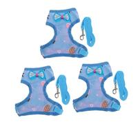 BESPORTBLE 3sets Adorable Hen Leash for Outdoor Walking Chicken Traction Rope Fashionable Rooster Costume for Halloween Festivals Comfortable Fit for Easy Pet Management