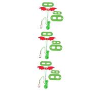 BESPORTBLE 3sets Bearded Dragon Harness Lizard Leash Reptile Traction Leash Christmas Lizard Decor Lightweight Gecko Accessory