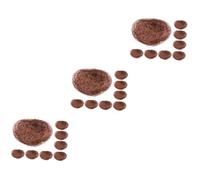BESPORTBLE 3sets Birdcage Decor Artificial Bird Nest Moss Landscape Perfect for Easter Christmas 8pcs*3