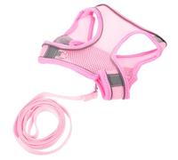 BESPORTBLE 3sets Breathable Dog Leash Reflective Pet Vest for Outdoor Walking Lightweight and Design for Use