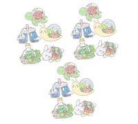 BESPORTBLE 3sets Cute Animal Flower Brooch Pins Snail Design Lapel Decor for Clothing Jackets Bags for Birthdays and Parties Adorable Eye Catching Accessories 5pcs*3