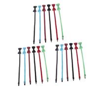 BESPORTBLE 3sets Fashionable Pet Collar Bow Tie Pet Accessories for Cats and Dogs Necklace Bow Decor for Long-time Use 6pcs*3